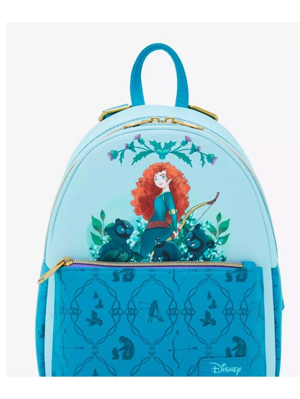 Loungefly Disney Pixar Brave Merida & Brothers Mini Backpack
